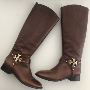 Tory Burch Logo Boots